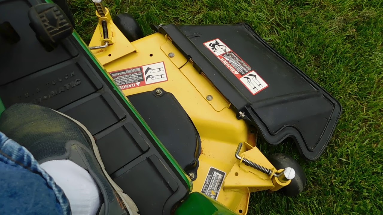 John Deere GX335 Riding Tractor 54 In Cutting Deck YouTube