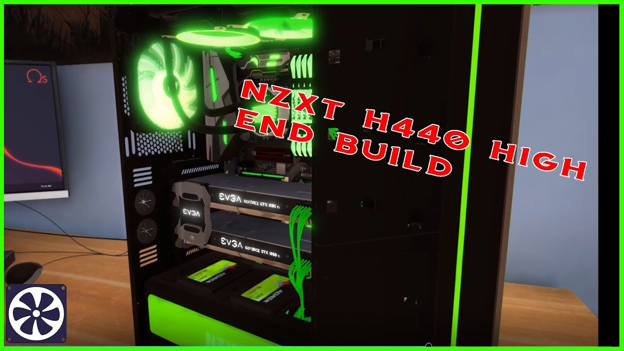 Building In The NZXT H440 HIGH END BUILD PC Building Simulator 2018 YouTube