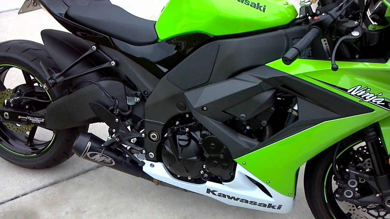 2010 ZX10R M4 Exhaust YouTube