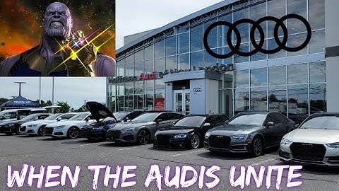 We finally get an Audi meet @Hoffmanaudiofnewlondon