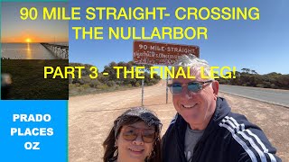 Nullarbor Crossing in a Toyota Landcruiser: PART 3. 90 mile straight drone footage.