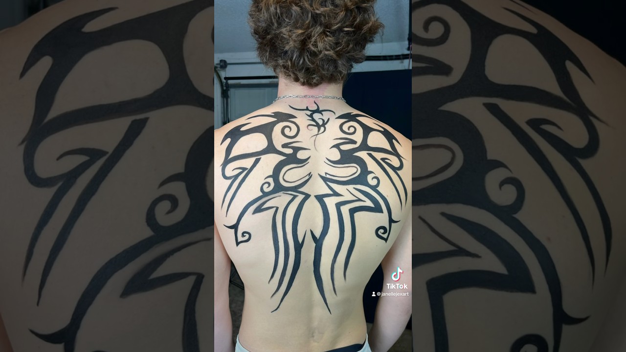 Tommy Lee Body Painting I did of several of his tatts! 🖤