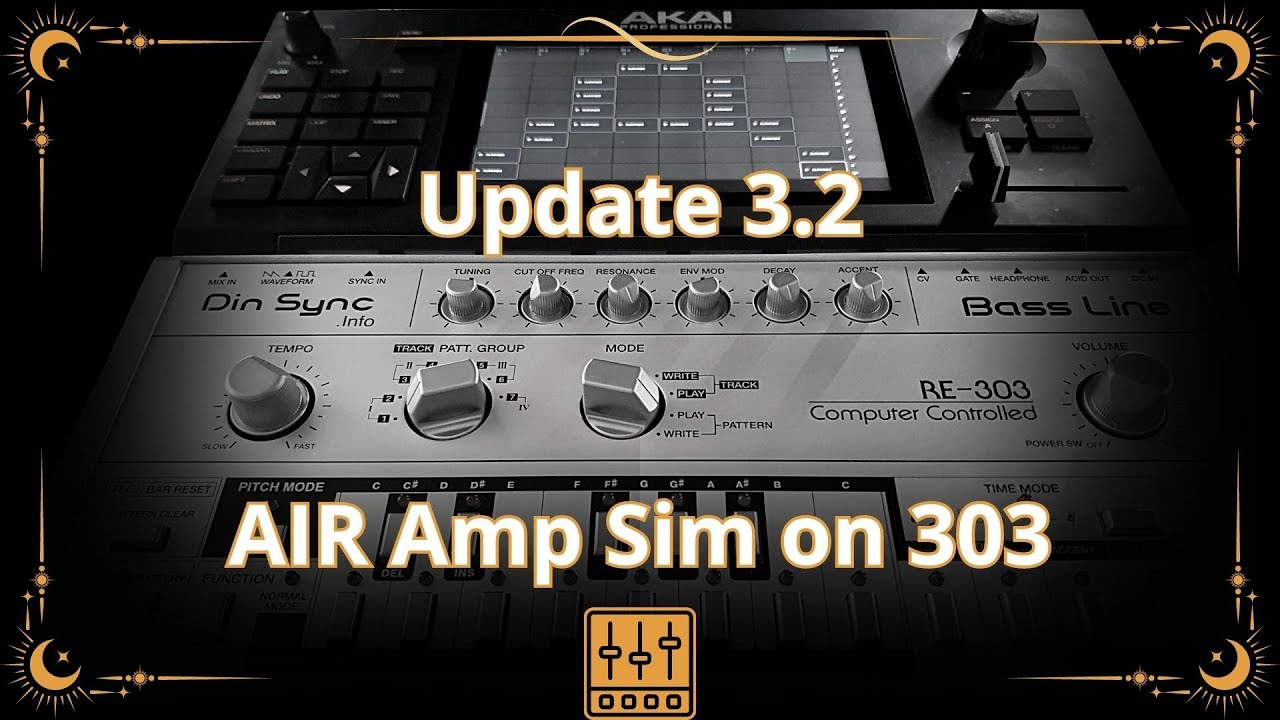 Akai Force Update 3 2 AIR Amp Sim On A 303 YouTube Akai force update 3 2 air amp sim on a 303 youtube