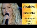 Capture de la vidéo Shakira Biography Part 1