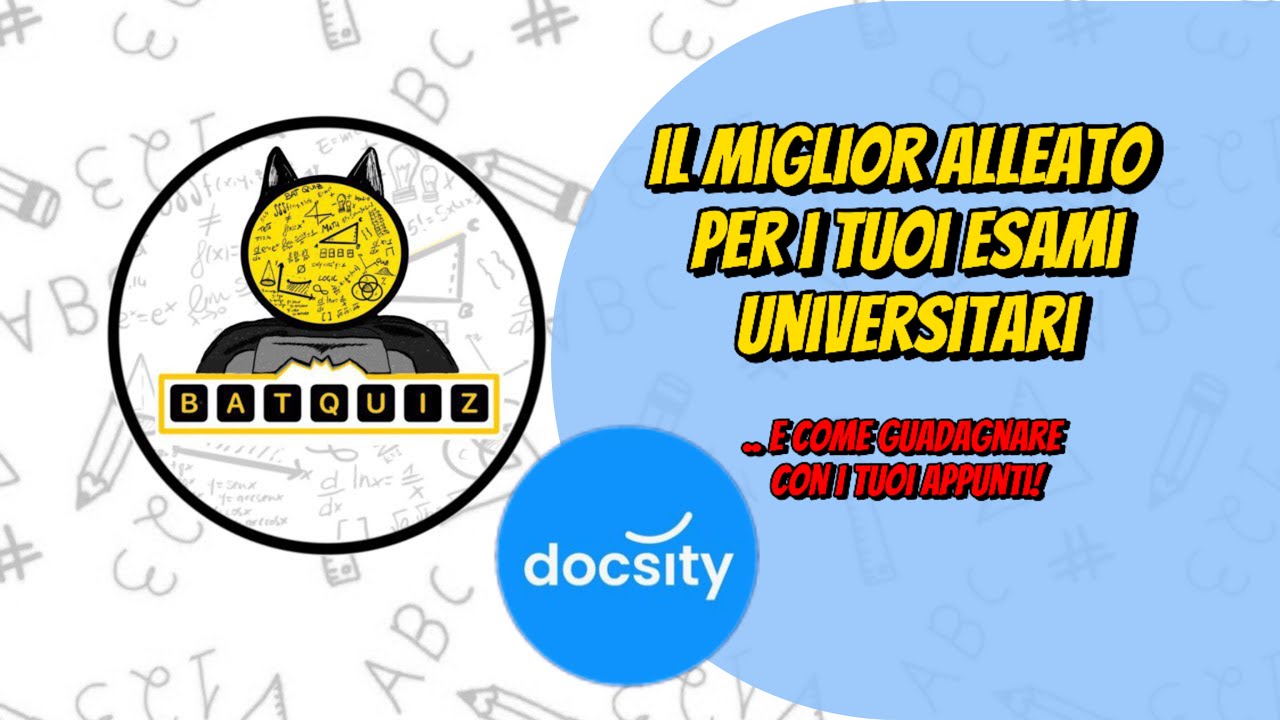 COME SOPRAVVIVERE ALL’UNIVERSITÀ || TUTORIAL SU COME USARE UN OTTIMO ALLEATO || BATQUIZ