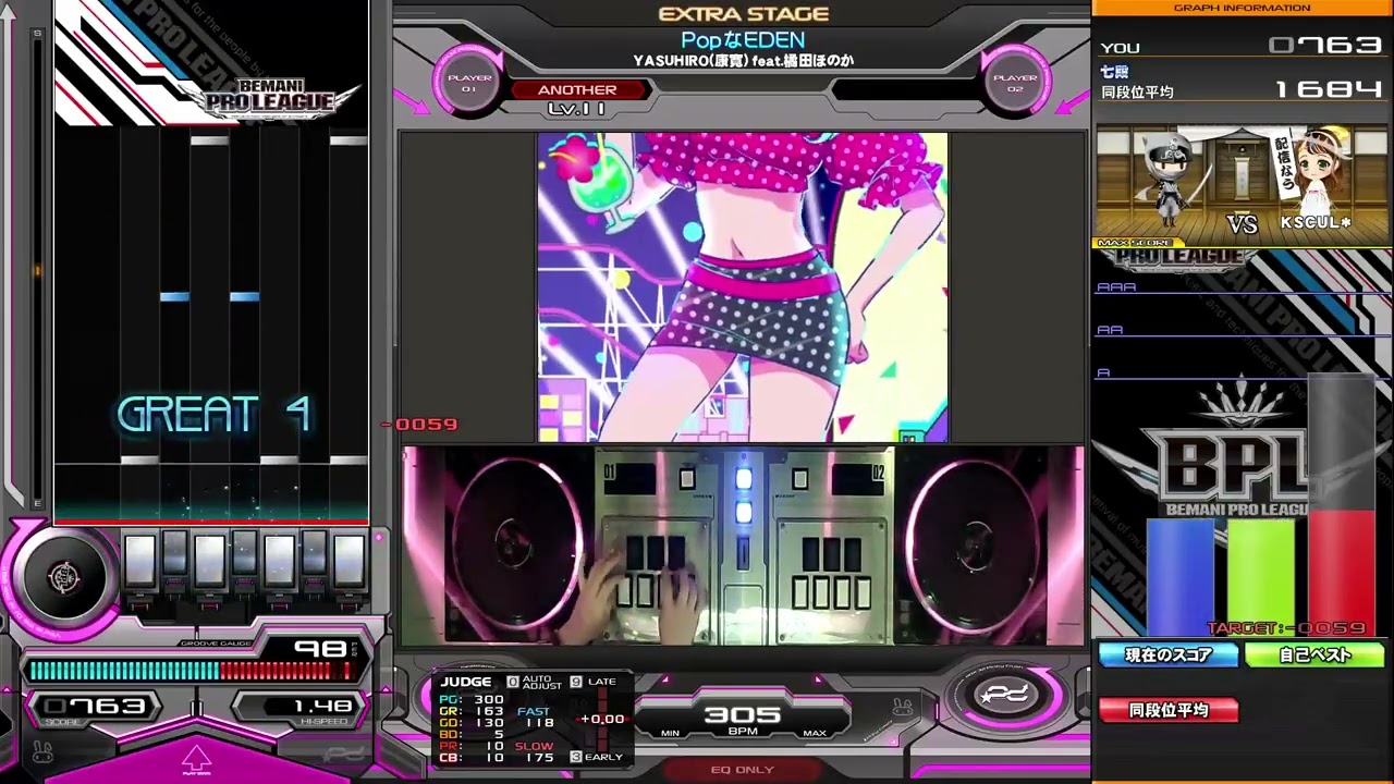 beatmania IIDX】PopなEDEN / YASUHIRO(康寛) feat.橘田ほのか - YouTube