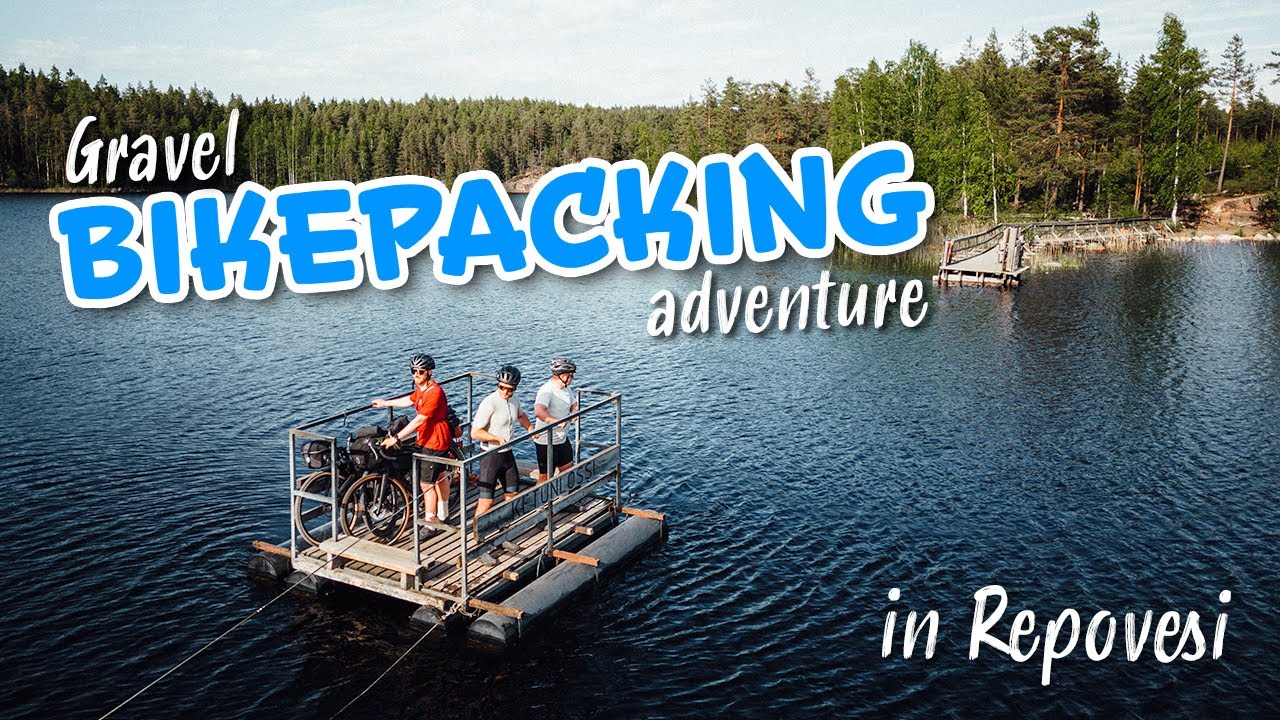 Gravel bikepacking adventure in Repovesi National Park and a visit to a wilderness sauna!