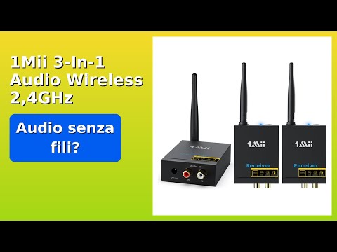 RECENSIONE (2025) : 1Mii 3-In-1 Audio Wireless 2,4GHz. DETTAGLI ESSENZIALI