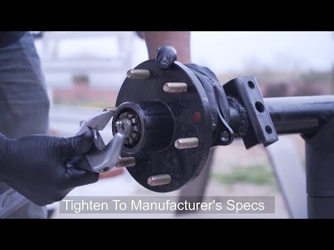 How To Install A Trailer Axle