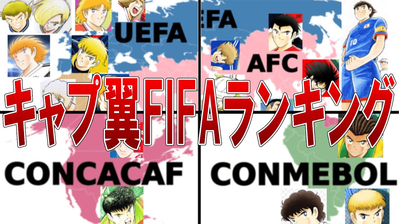 【キャプテン翼】FIFAランキング【ゆっくり解説】