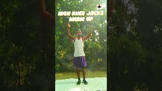 High Knee Jacks Warm Up Home Exercise Milton Das