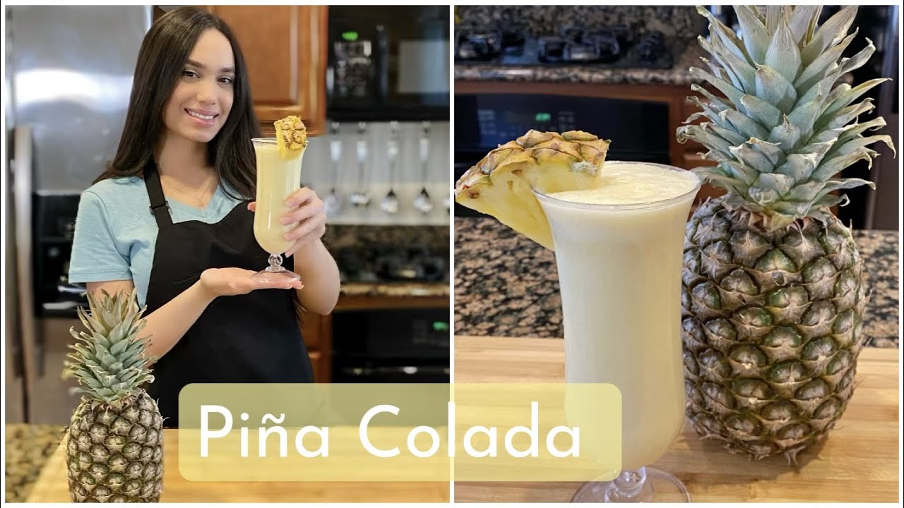 Piña Colada Virgen Receta Fácil y Refrescante - YouTube