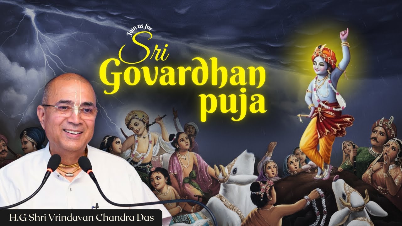 Govardhan Puja Live from Govardhan Dham | Divine Lecture on the Glories of Giriraj Govardhan Maharaj