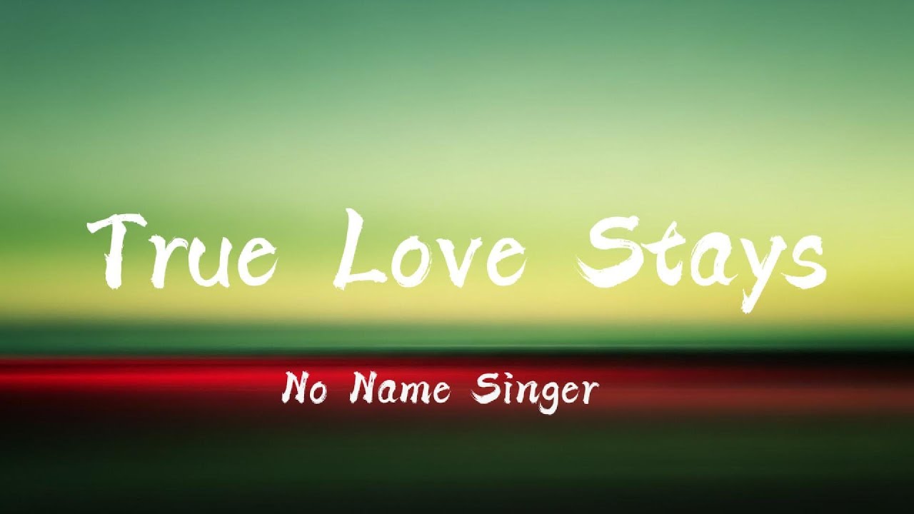True Love Stays | No Name Singer | English Lyric Song