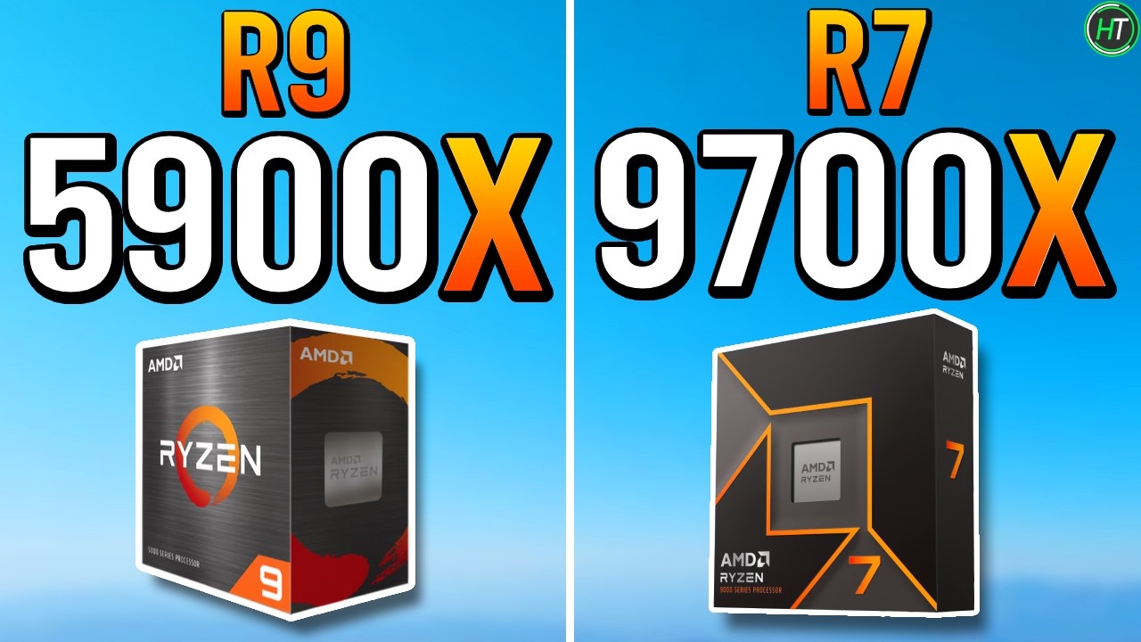 R9 5900X vs R7 9700X - More Cores Or GHz Best? - YouTube