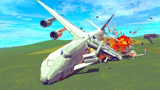 Satisfying Airplane Crashes And Emergency Landings | Besiege