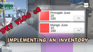 Implementing an Inventory and Health System - Unity Dev Vlog 2 - "Delivery Boy" Net Worth