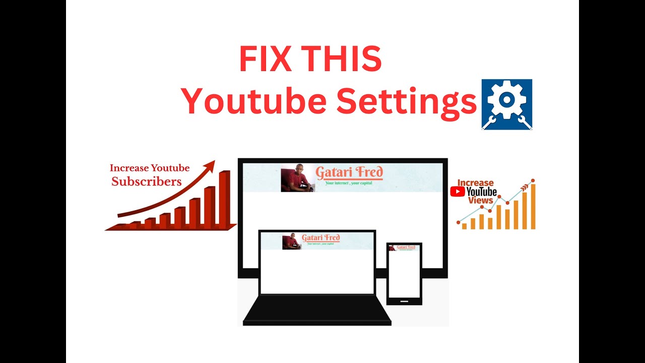 Settings 5 za YouTube zigufasha kongera Views, subscribers, @Gatarifred #youtube #tiktok