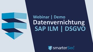 Datenvernichtung mit SAP ILM im HCM System | DSGVO #smartersec #sapsecurity  #dsgvo