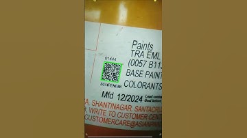 Asian Paints BR Code Scan