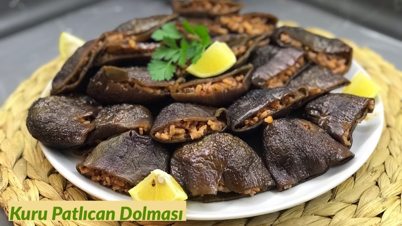 Kuru Patlıcan Dolması (Meze) – Naciye Kesici – Yemek Tarifleri