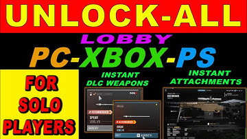 LIVE JOIN NOW...Warzone UNLOCK ALL LOBBY ...  NEW SOLO UNLOCK ALL lobby for weapons and attachments