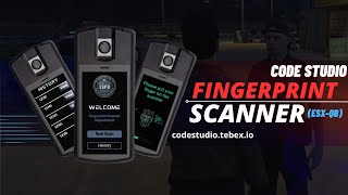 Fivem Fingerprint Scanner | QB-ESX-Standalone | Code Studio