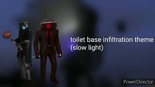 Toilet Base Infiltration Theme (Slow Light)