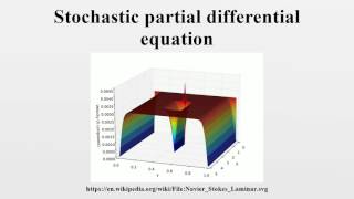 Stochastic partial differential equation