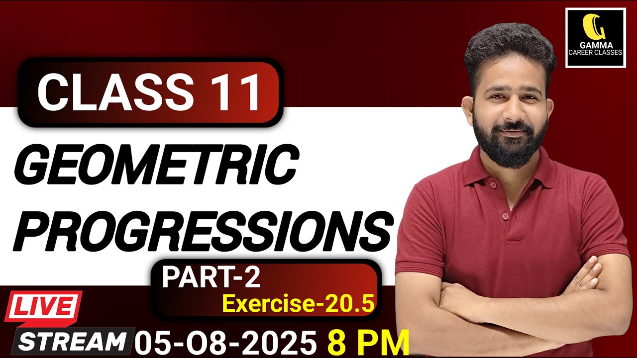RD Sharma Class 11thEx. 20.5Question 6 to 10Solutions|Chapter 20(Geometric progressions)byashwanisir