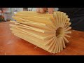 The Most Amazing Creative Wood Strip Processing Project // Perfect Coffee Table Set With Unique Way