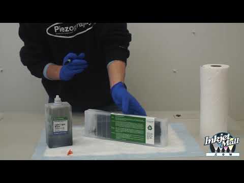 InkjetMall SureColor P6000, P7000, P8000, P9000 Refillable Cartridge Instructions