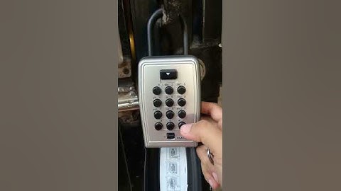 How to open Master Lock 5422D