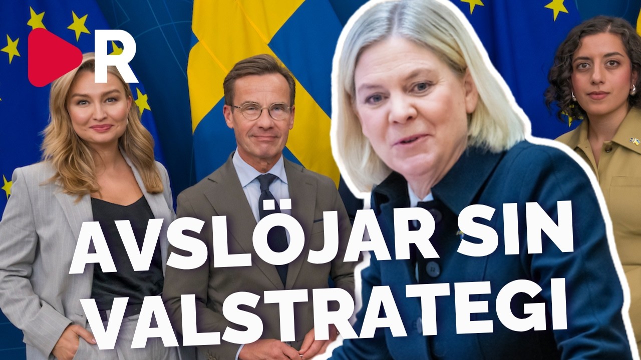 Magdalena Anderssons avslöjar sin strategi
