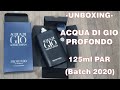 Unboxing Acqua di Giò Profondo by Giorgio Armani (2020 batch)