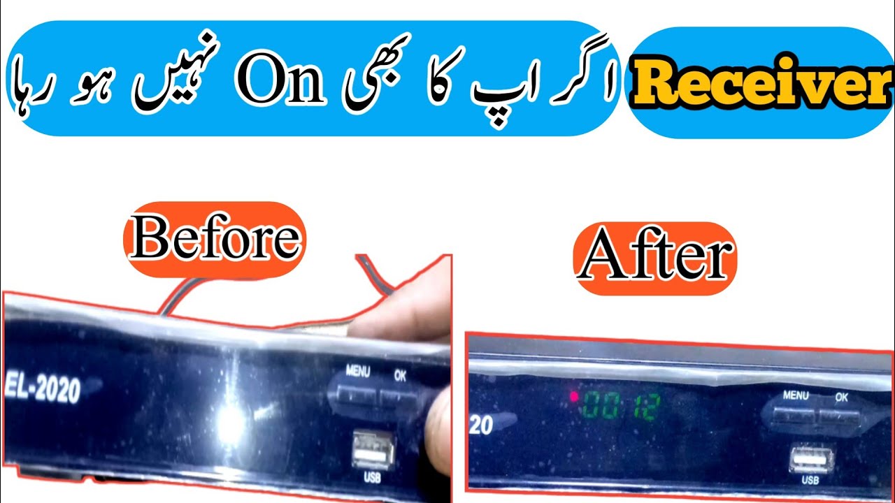 Dead Receiver Repairing Urdu/Hindi/black goto receiver repairing dead problem/