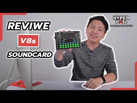 sound card V8s ตัวช่วยควบคุมเสียง live และสอนออนไลน์ ในราคาประหยัด by Lazada - Hyper Review EP. 136