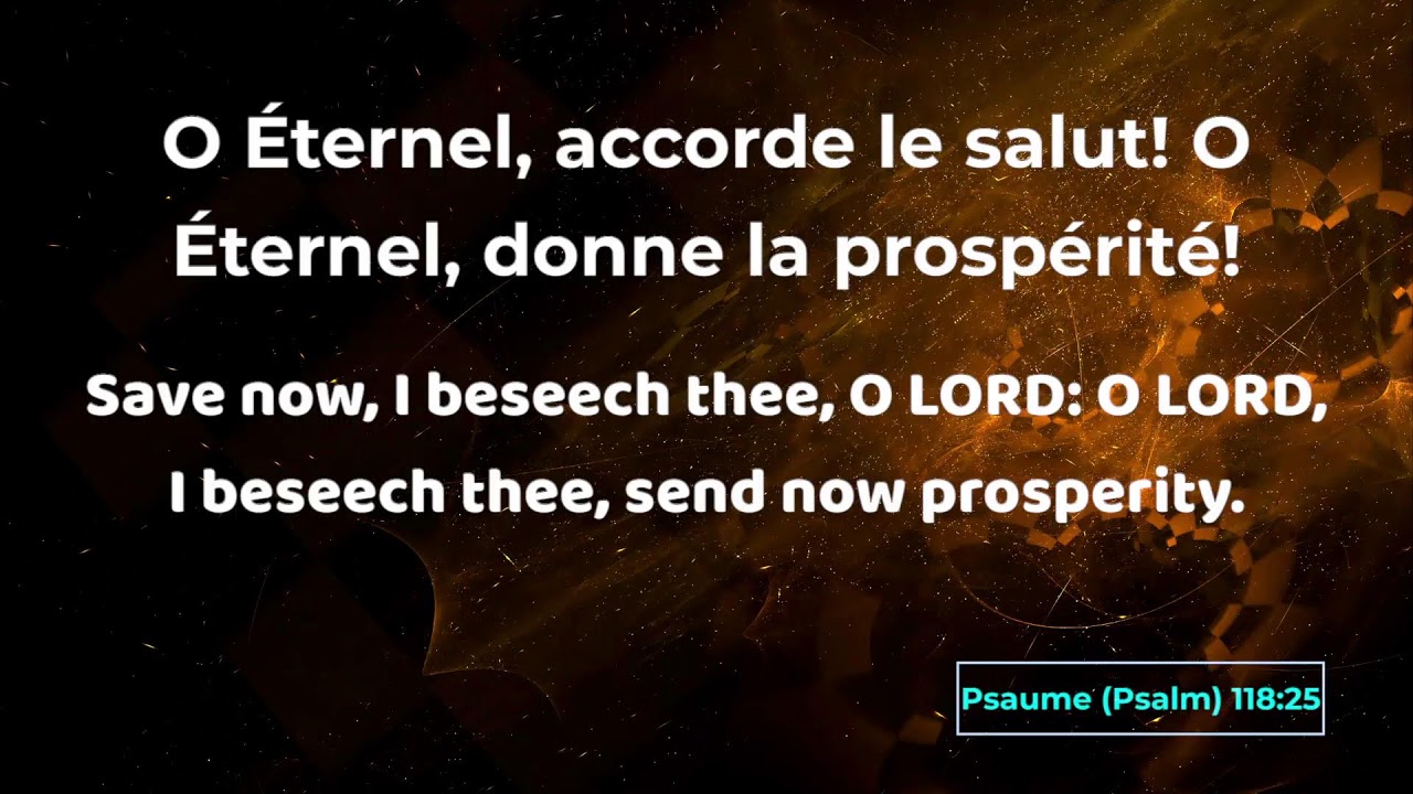 Prière matinale Thème :