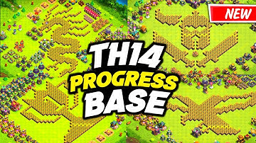 New TH14 Progress Base 2025 | Max Upgrade Friendly Layout | Clash of Clans