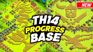 New TH14 Progress Base 2025 | Max Upgrade Friendly Layout | Clash of Clans