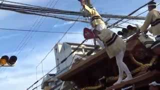 20150920 00128 本宮午後曳行 大北町 大工方 岸和田だんじり祭