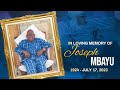 IN LOVING MEMORY OF JOSEPH MBAYU