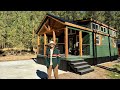 Living tiny with mr tiny  montana mountain house featuring a tiny home in the forest