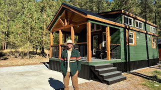 LIVING TINY with MR. TINY - Montana Mountain House featuring a tiny home in the forest