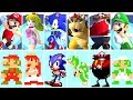 Mario & Sonic at the Olympic Games Tokyo 2020 - All Characters (8-Bit vs. 2020)