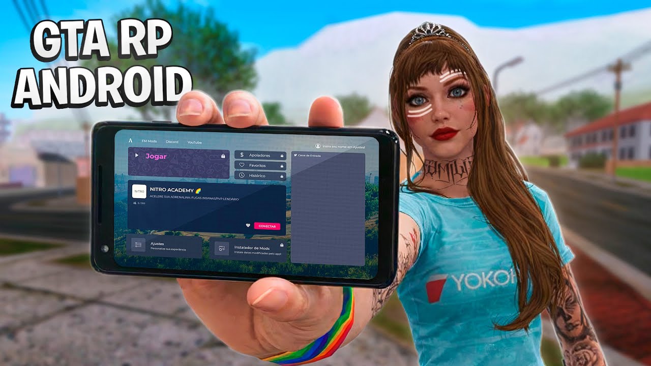 GTA SA-MP VIROU FIVEM COM ESSES MODS (NO CELULAR)