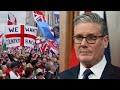 Keir Starmer’s message spectacularly backfires as massive crowds take to the streets of London