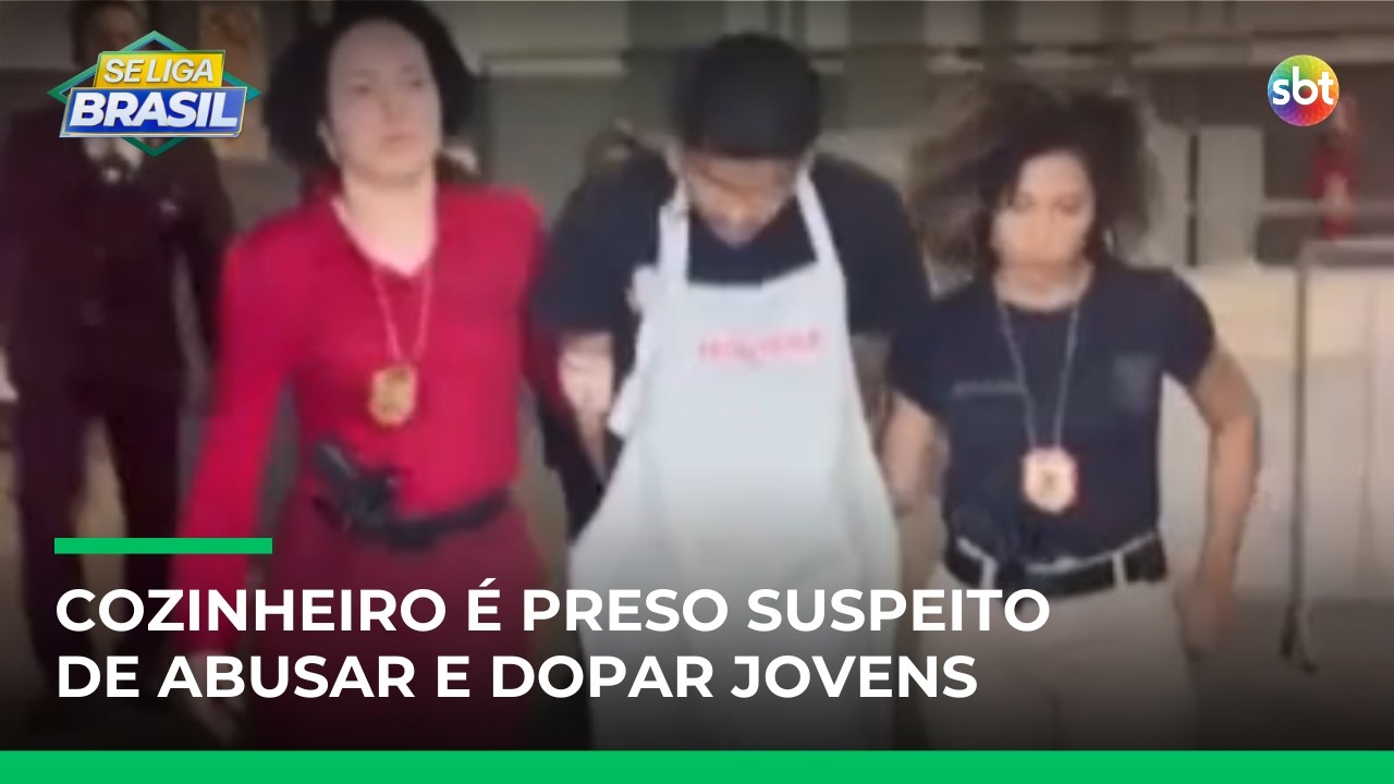 Cozinheiro é preso suspeito de dopar e estuprar colegas em SP | #SeLigaBrasil