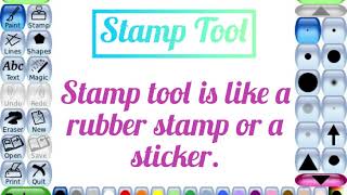 Tux Paint_Shapes & Stamp tool