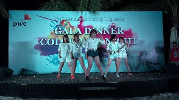 PwC Outing trip 2016 dance crew.